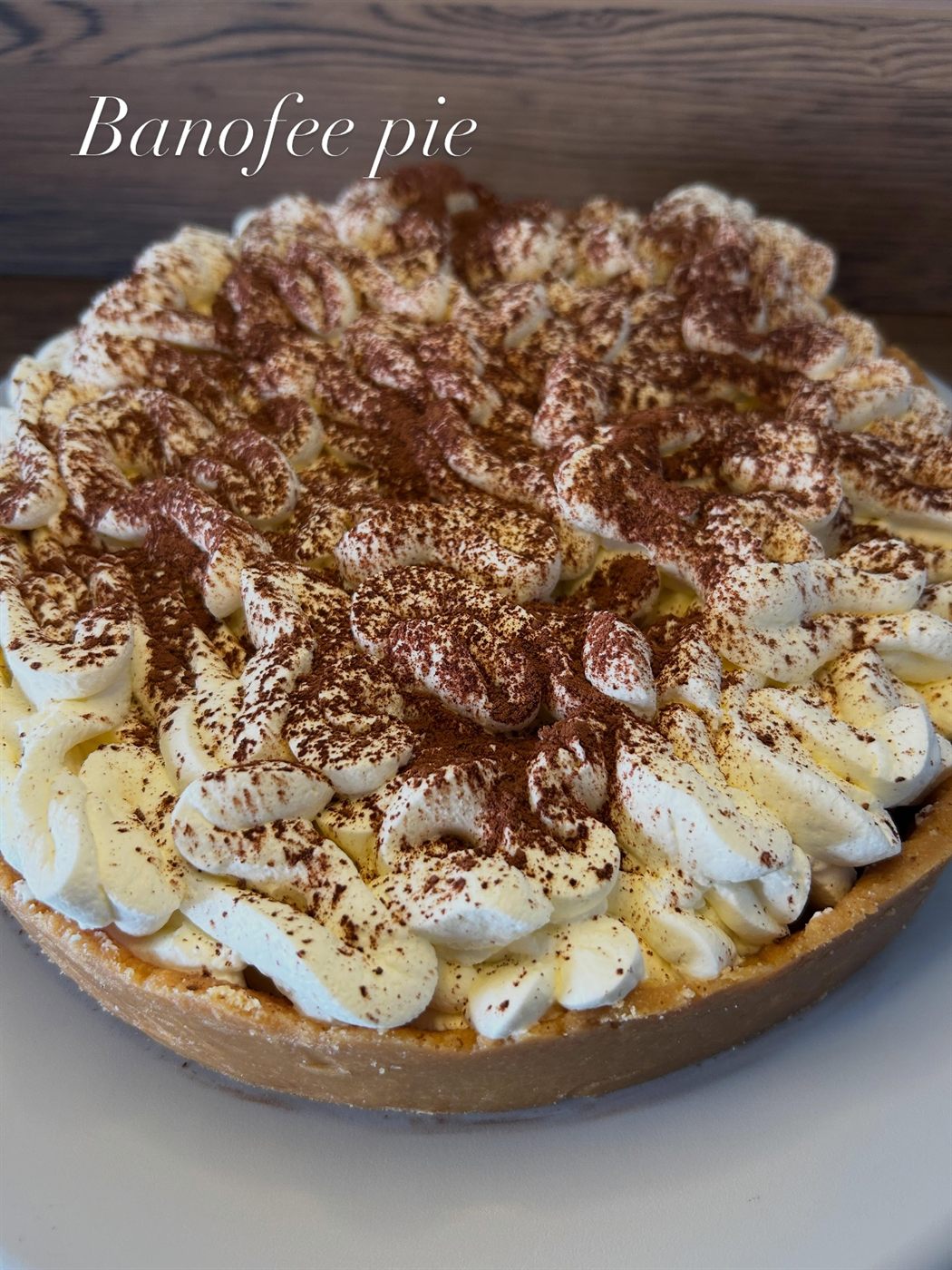 Banoffee maison, dessert de la formule du jour Maison May