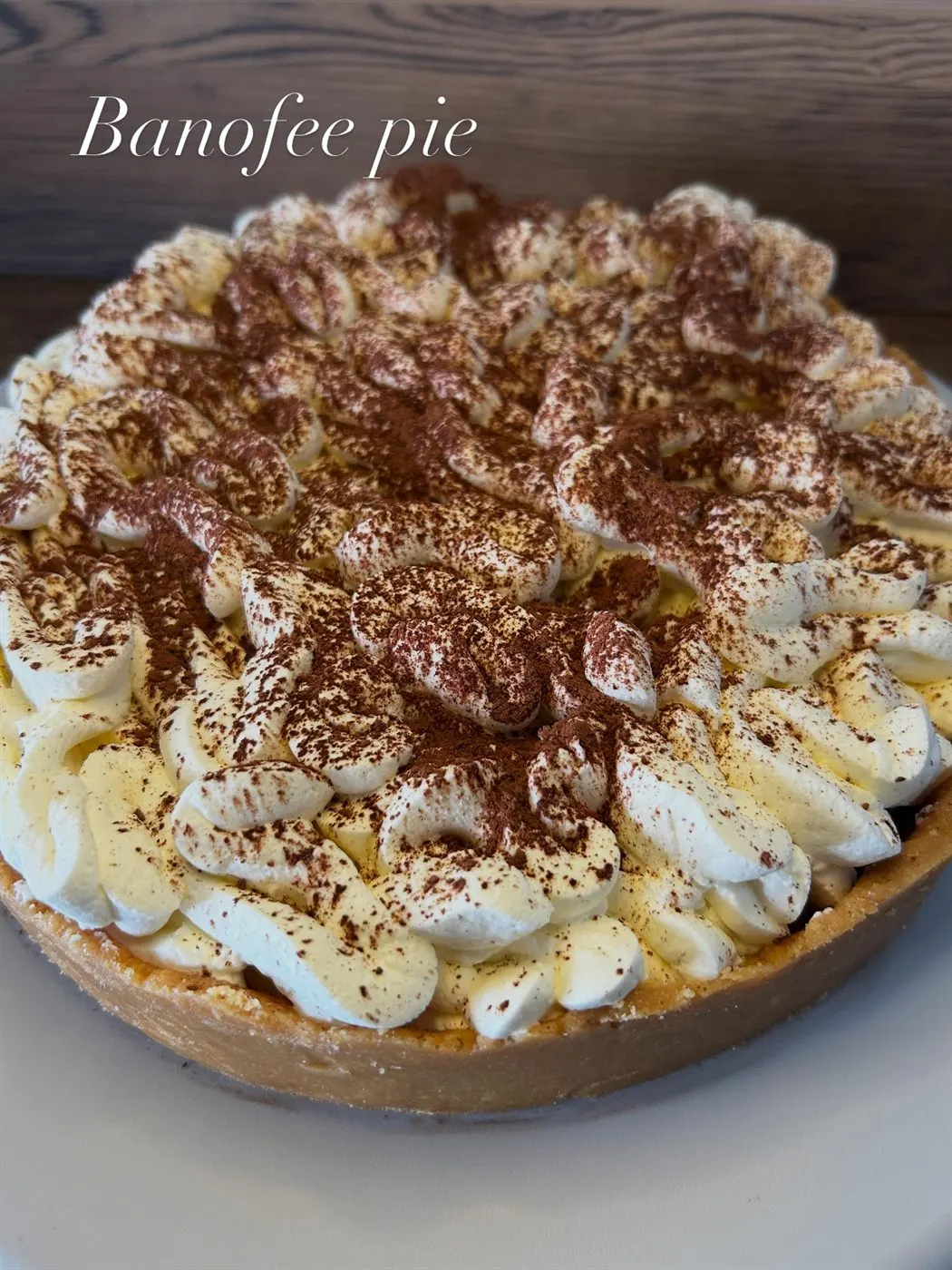 Banoffee maison, dessert de la formule du jour Maison May